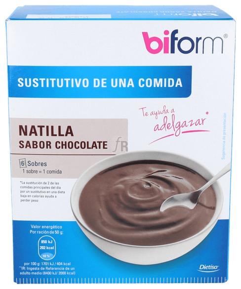 Biform Natillas Chocolate 6Sbrs - Dietisa
