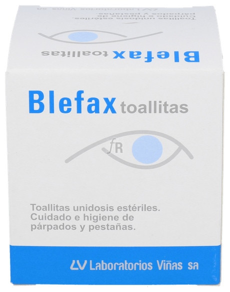 Blefax Toallitas Unidosis 20 Sobres 2,5 Ml Solución - Laboratorios Viñas