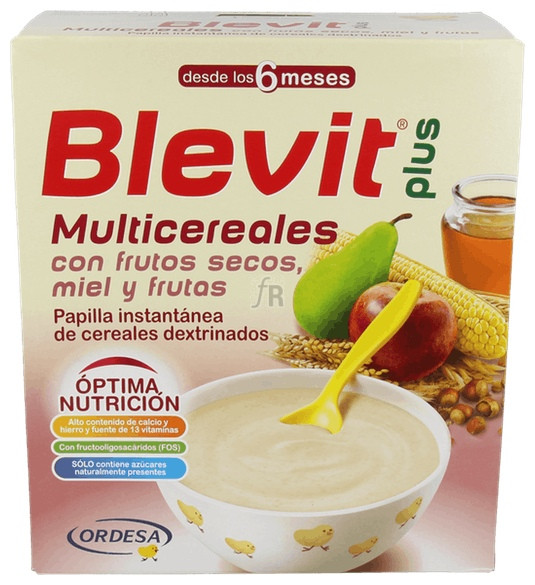 Blevit Plus Multicereales Miel Frutos Secos Y Fr - Varios