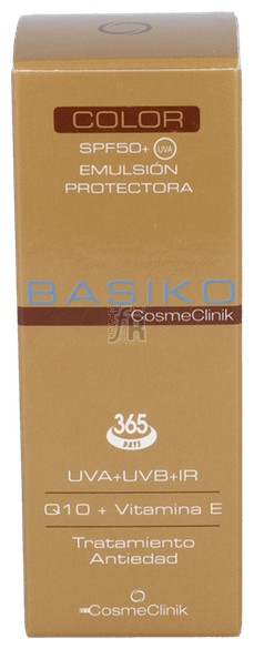 Cosmeclinik Basiko Sun Spf 50+ Emulsion Protectora Con Color 50M - Farmacia Ribera