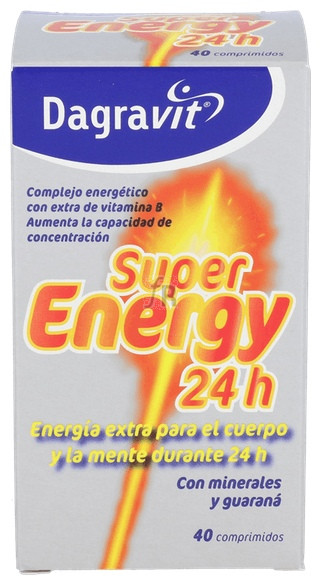 Dagravit Super Energy 24 H 40 Comp - Vemedia Pharma Hispania