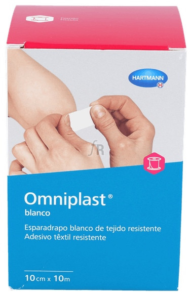 Esparadrapo Hipoalergico Omniplast Tejido Resistente Blanco 10 M - Farmacia Ribera