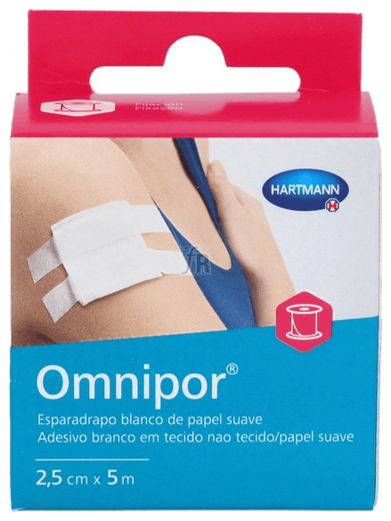 Esparadrapo Hipoalergico Omnipor De Papel 5 M X