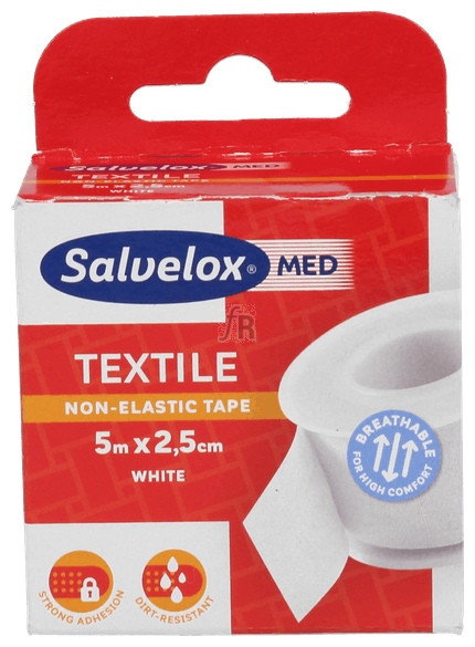Esparadrapo Salvelox Text Blanco 5X2,5