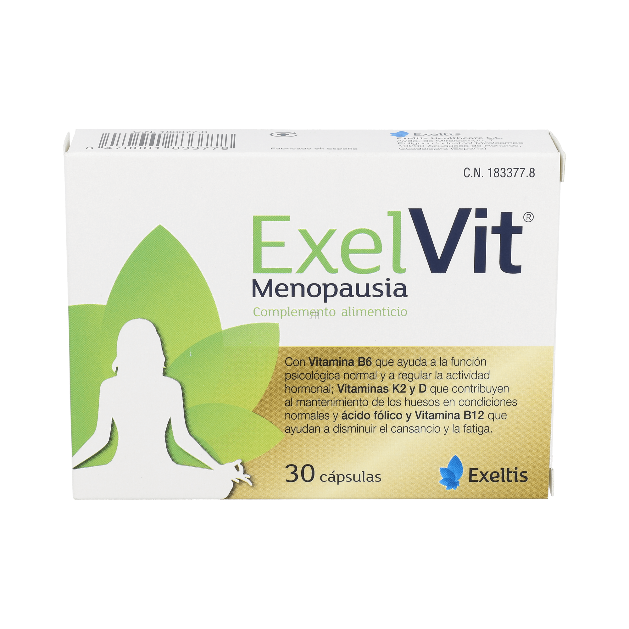 Exelvit Menopausia 30 Caps