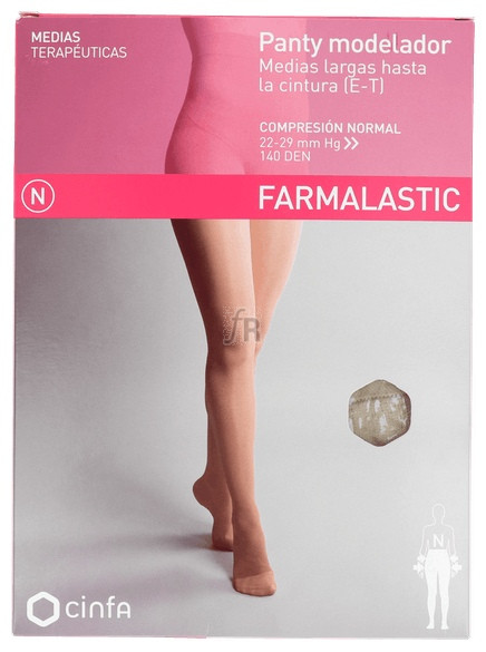 Farmalastic Panty Modelador (E-T) Compresión Normal Talla Mediana Beige - Farmacia Ribera