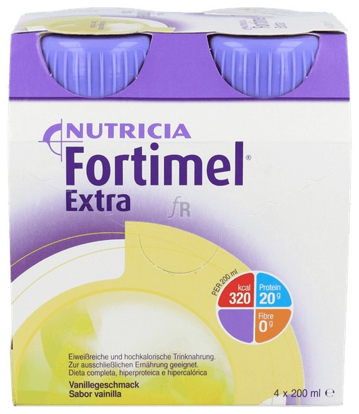 Fortimel Extra Vainil Bot 4X200Ml - Nutricia