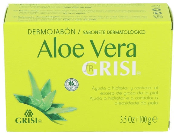 Grisi Aloe Vera Jabon 100 G - Farmacia Ribera