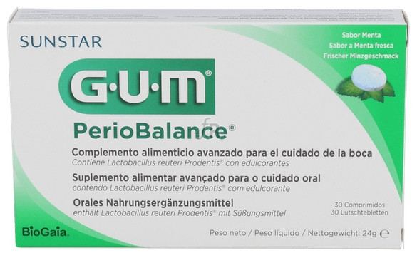 Gum Periobalance 30 Tabletas - GUM