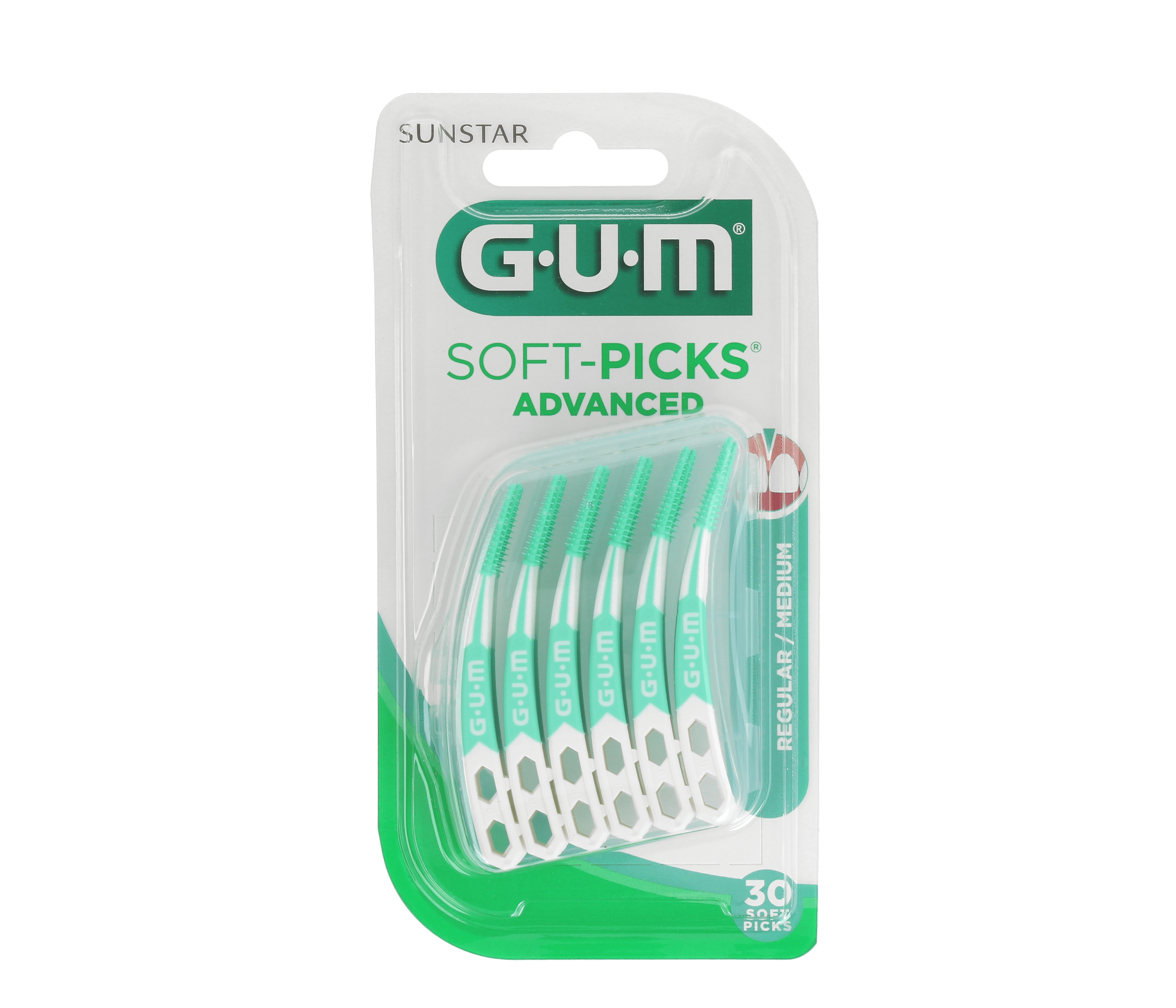 Gum Soft Pick Advanced 650 Regular 30 U