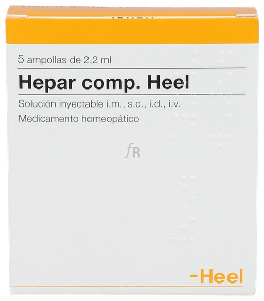 Heel Hepar compositum 5 ampollas 2,2 Ml.