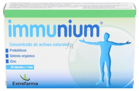 Immunium 20 Caps - Extrefarma