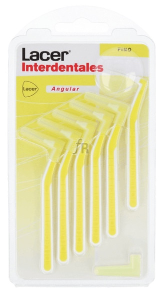 Interdental Angular Fino (6 Unidades) Amarillo - Lacer