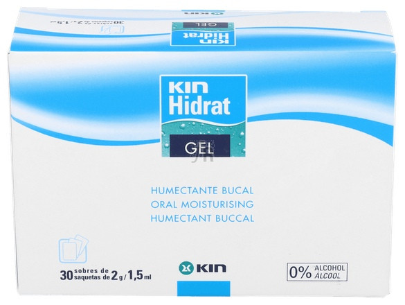 Kin Hidrat Gel Humectante Bucal 30 Sobres - Farmacia Ribera