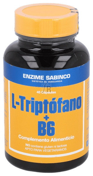 L-Triptofano 500Mg 45 Capsulas Enzime
