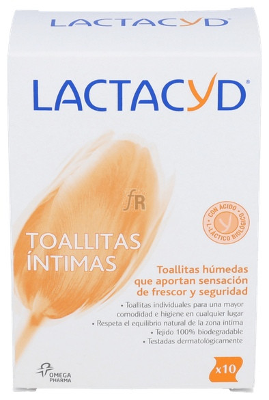 Lactacid Intimo 10 Toallitas