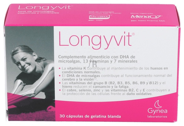 Longyvit +45 30 Caps - Gynea