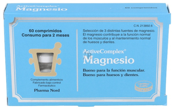 Magnesio Active Complex 200 Mg. 60 Comprimidos