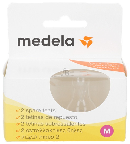 Medela Tetina Flujo Medio 2 Unidadestalla M - Farmacia Ribera