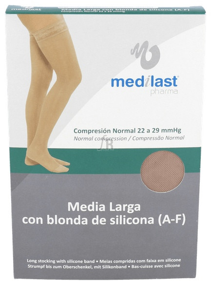 Media Larga (A-F) Compresión Normal Medilast Banda De Silicona T- Egde - Medilast