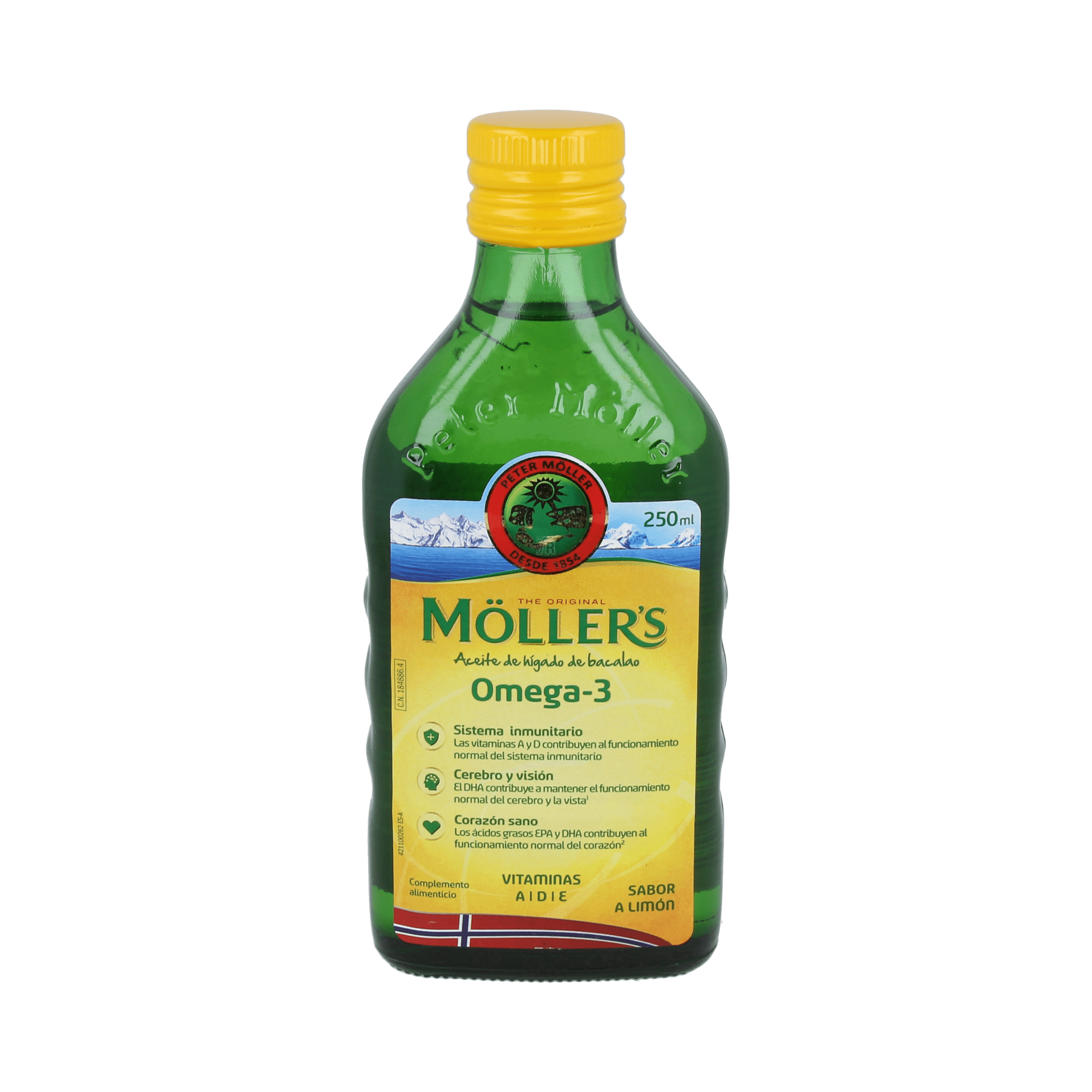 Moller'S Aceite Higado Bacalao Limon 250 Ml