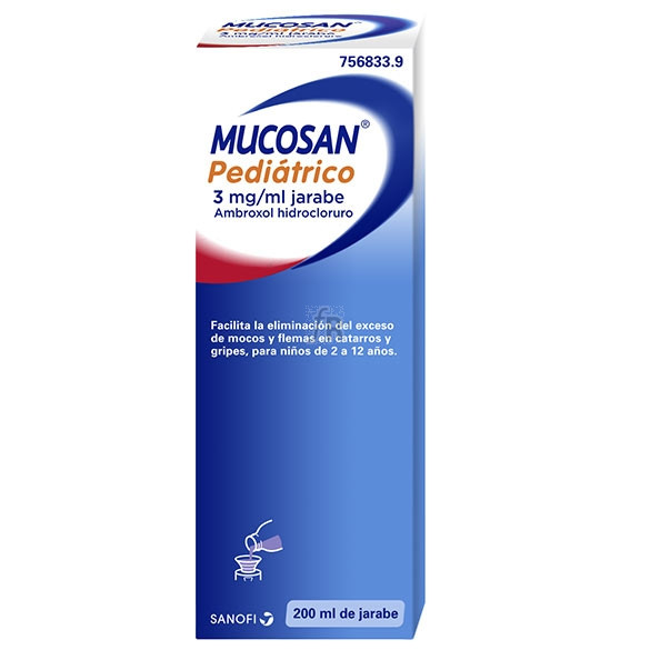 Mucosan Pediátrico 3 mg/ml jarabe Mucosidad - Sanofi