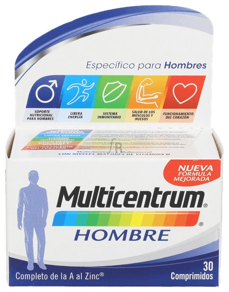 Multicentrum Hombre 30 Comp - Pfizer