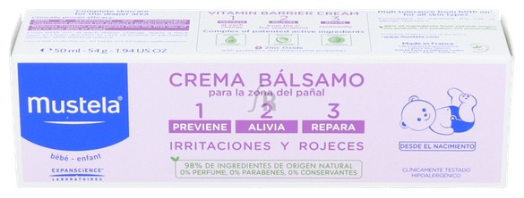 Mustela Crema Balsamo 50 Ml. - Varios