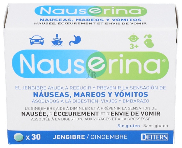 Nauserina 30 Comprimidos - Farmacia Ribera