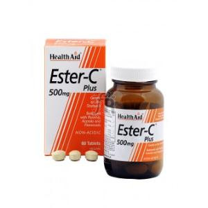 Health Aid Ester C Plus 500 Mg 60 Comp 801205