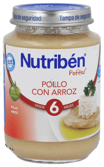 Nutriben Potito Pollo Y Arroz 200 Gr - Alter Fcia