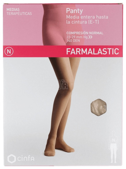 Panty Comp Normal 140 Den Farmalastic Beige T- M - Cinfa