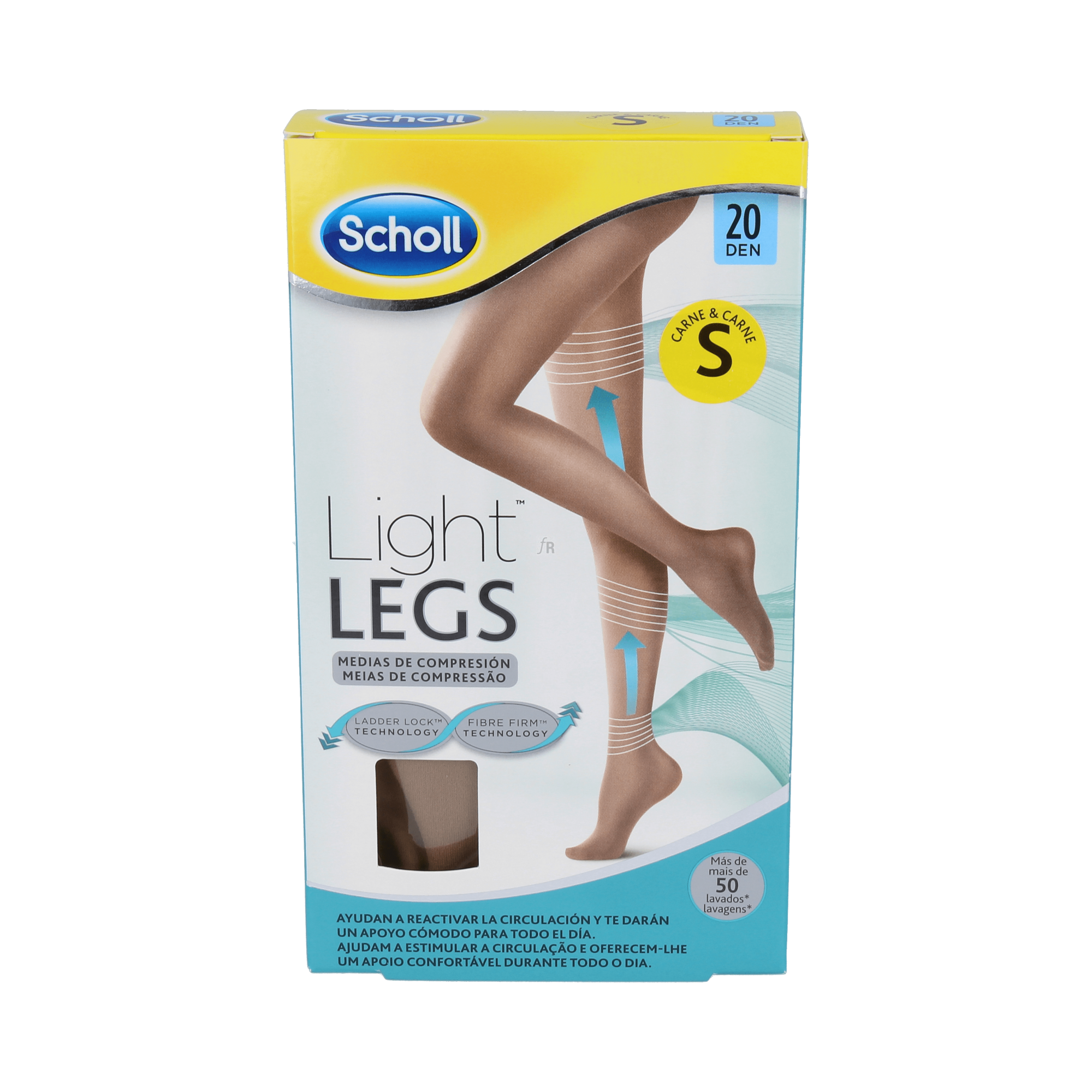 Panty Scholl Light Legs 20 Den Carne S