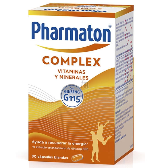 Pharmaton Complex  30 comprimidos recubiertos vitaminas energía ginseng - Sanofi