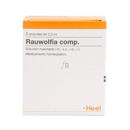 Rauwolfia compositum 5 ampollas 2,2 ml