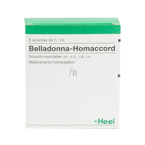 Belladonna-Homaccord 5 ampollas 1,1 ml
