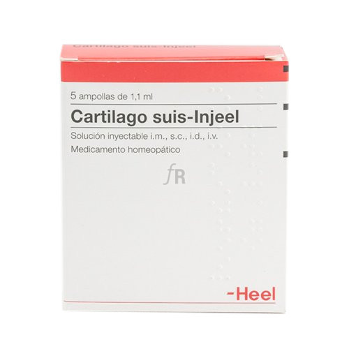 Cartilago suis-Injeel 5 ampollas 1,1 ml