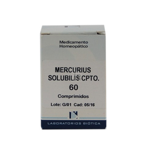 Mercurius Sol Cpto 60 Comprimidos Biotica
