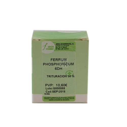 Ferrum Phosphoricum 6Dh Trituracion 50Gr Iberhome