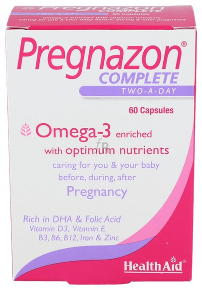 Pregnazon Comprimidoslete 60 Cápsulas - Health Aid