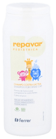 Repavar Pediatr Champú Costra Lactea - Farmacia Ribera