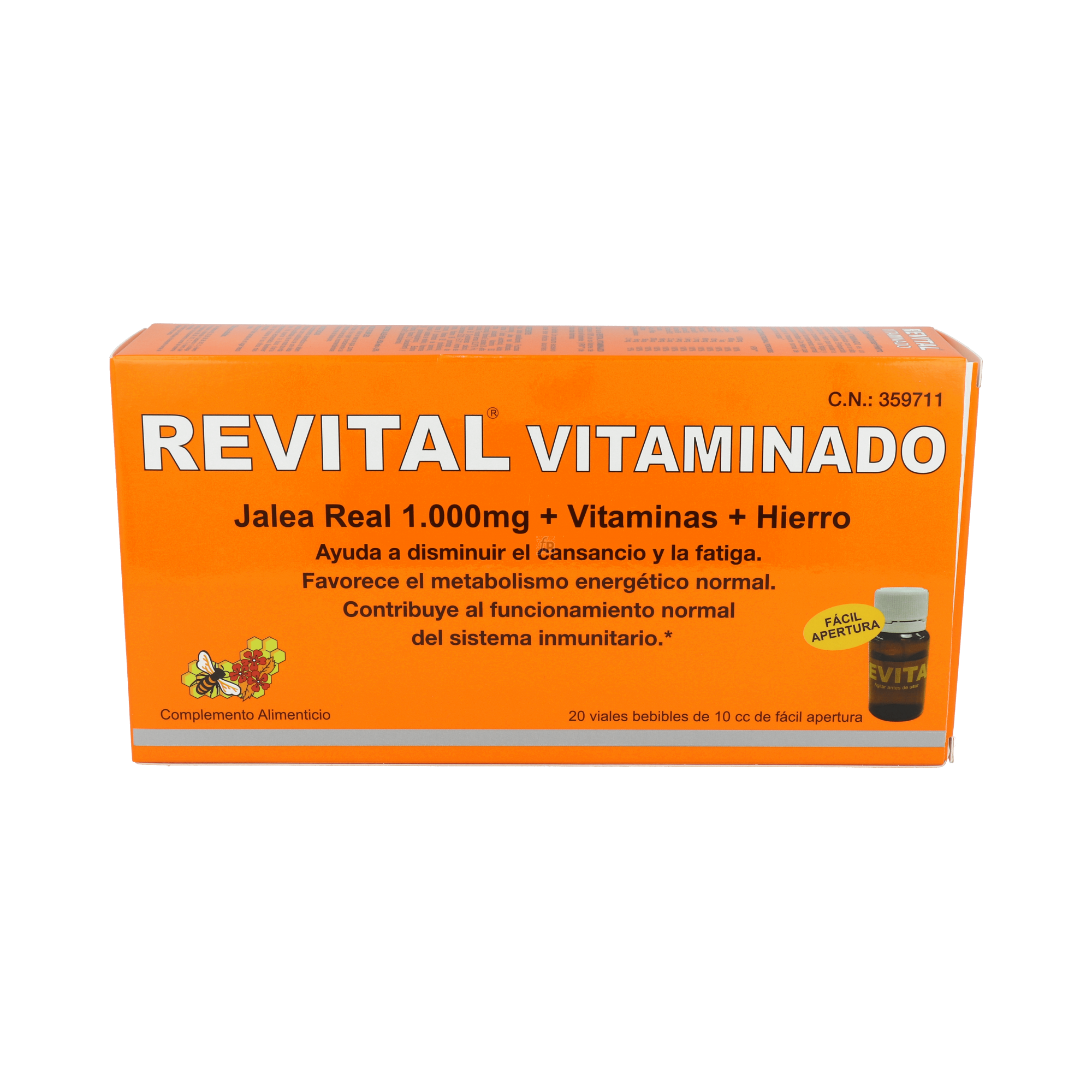 Revital Jalea Real+Vita 20 Amp Beb