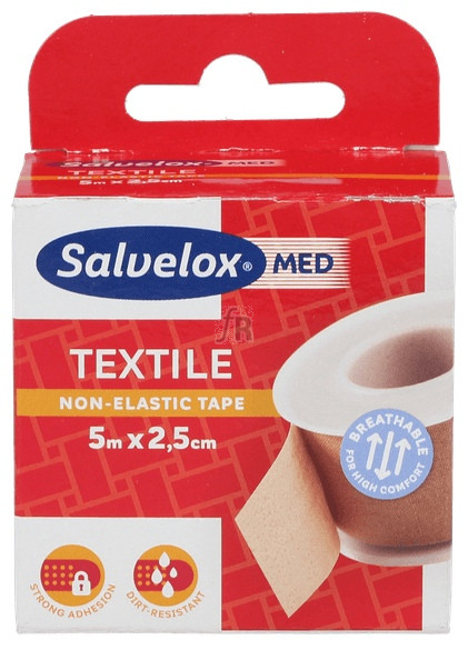 Salvelox Esparadrapo Textil Carne 5 X 2,5