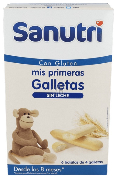 Sanutri Mis Primeras Galletas 24 Unidades 8M+ - Farmacia Ribera