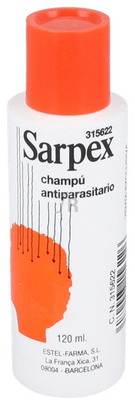 Sarpex Champú Antiparas 120 Ml - Farmacia Ribera