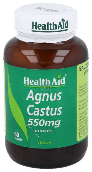Sauzgatillo (Vitex agnus castus) 550 mg 60 Comprimidos - Health Aid