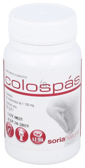 Soria Natural Colospas Digestion 30 Comp. - Farmacia Ribera