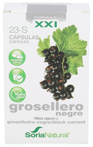 Soria Natural Grosellero Negro 60 Cápsulas - Farmacia Ribera