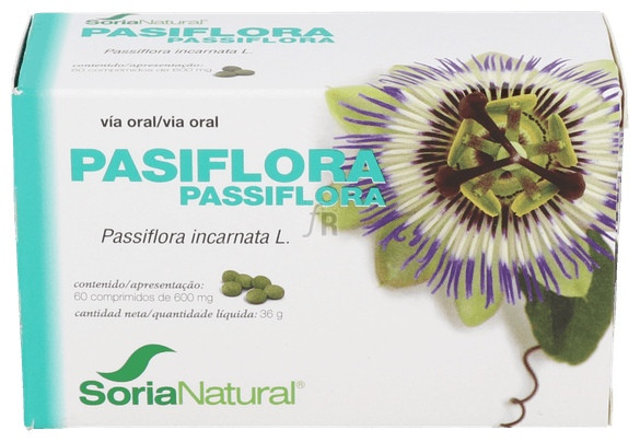 Soria Natural Pasiflora 60 Comp. - Farmacia Ribera