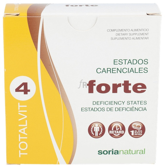 Soria Natural Totalvit 04 Forte Estados Carenciales 28 Comp. - Farmacia Ribera